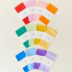 Sarah's Silks Playsilk Displays-Solid Color Playsilks