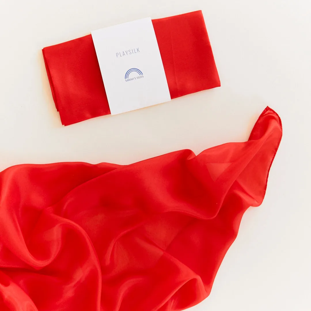 Sarah's Silks Playsilk Displays-Solid Color Playsilks