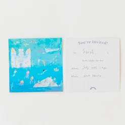 Sarah's Silks Mermaid Party|Party Favors-Under The Sea Party Invitations