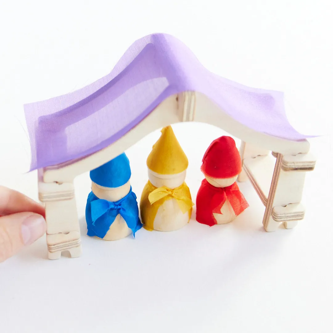 Sarah's Silks Waldorf Playstand-Waldorf Mini Playstand