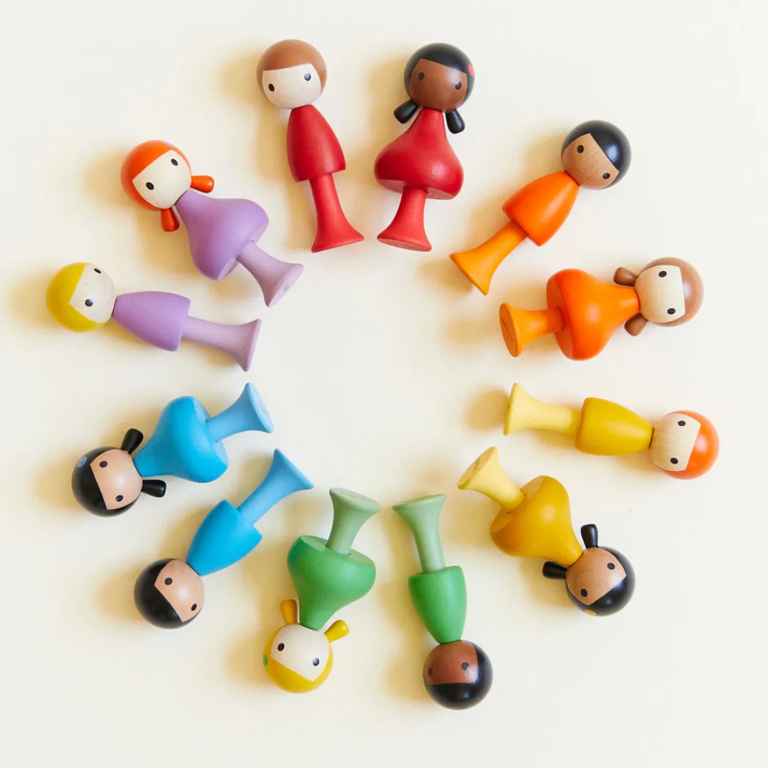 Sarah's Silks Clicques Handmade Wooden Dolls-Will