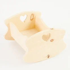 Sarah's Silks Waldorf Dolls-Wooden Doll Cradle