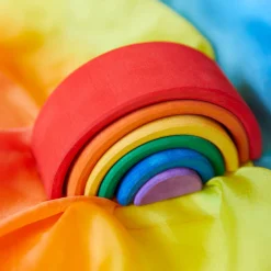 Sarah's Silks Rainbow Unicorn Party-Wooden Rainbow