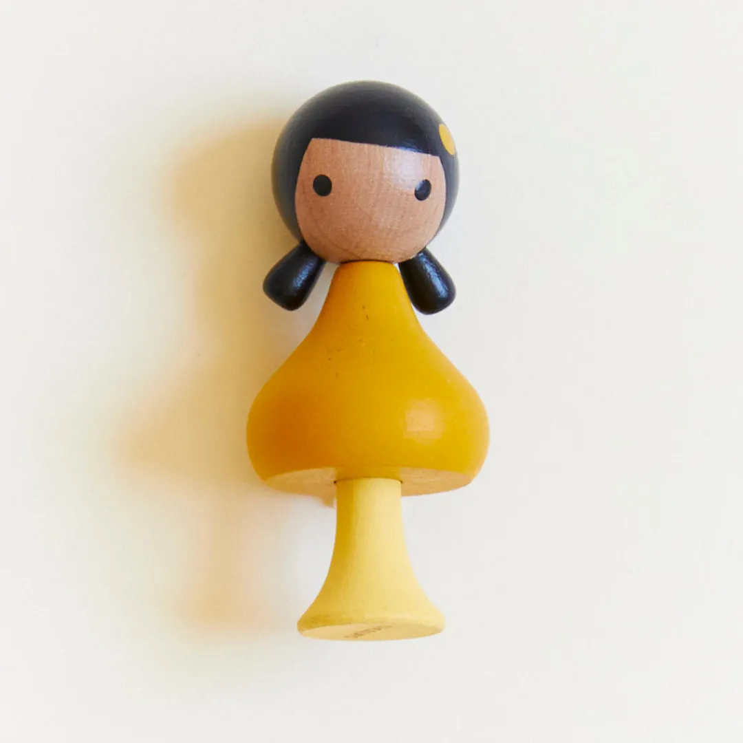 Sarah's Silks Clicques Handmade Wooden Dolls-Yui