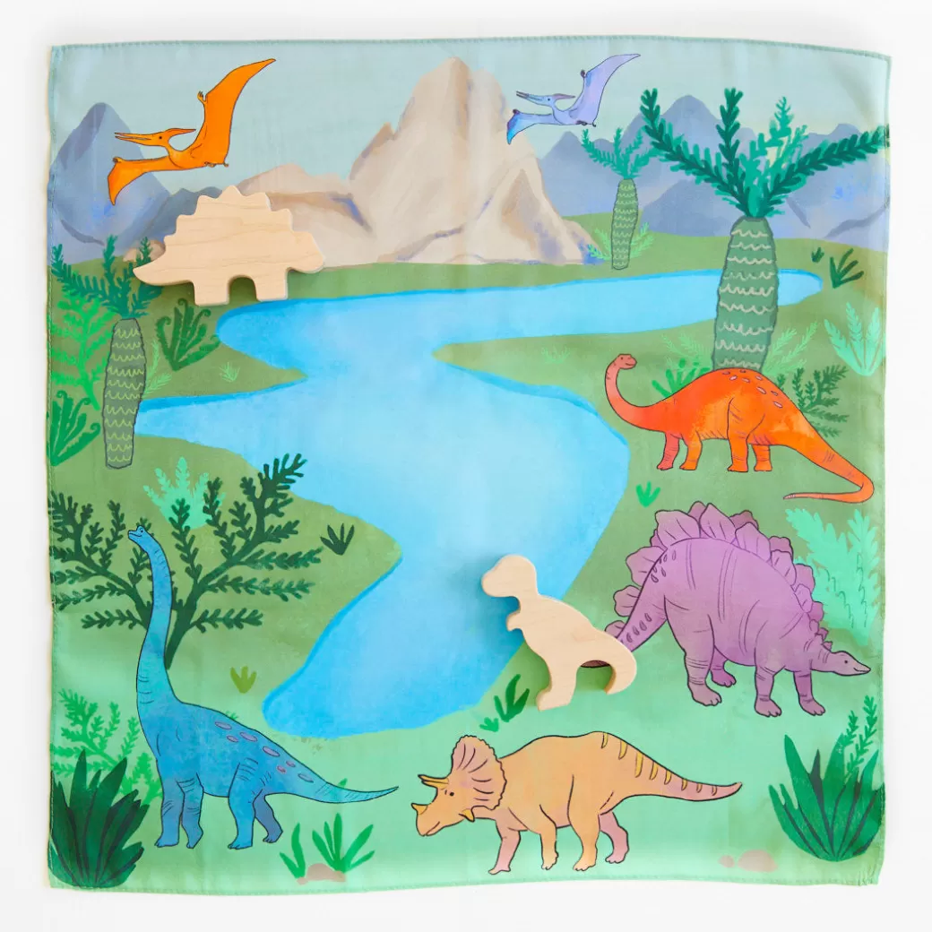 Sarah's Silks Playmaps*Dinosaur Playmap