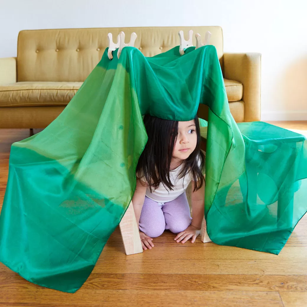 Sarah's Silks Fort Kits | Waldorf Playstand*Forest Fort Kit