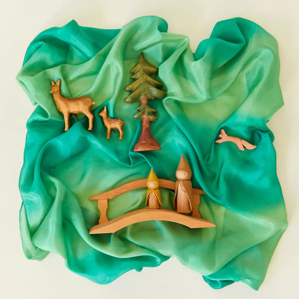 Sarah's Silks Earth Playsilks*Forest Playsilk