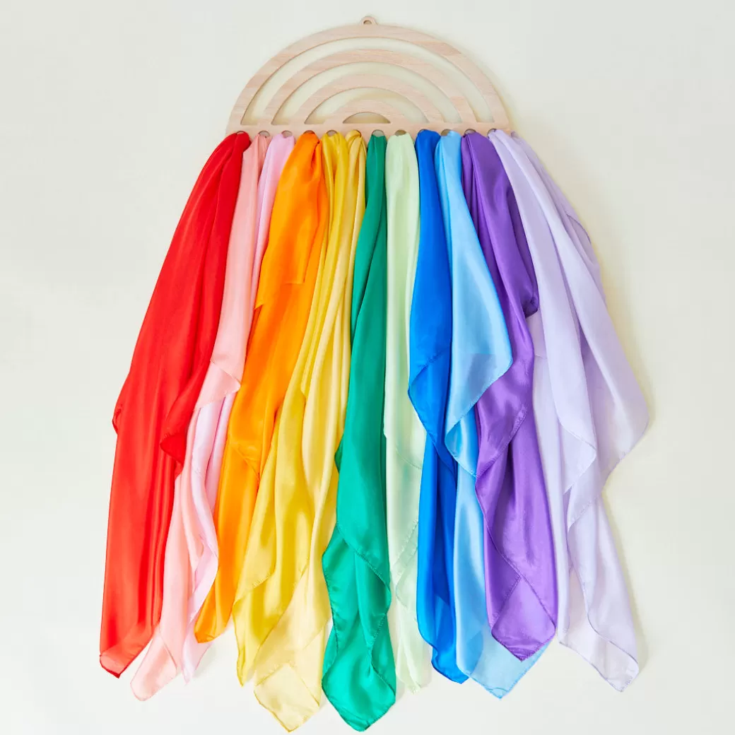 Sarah's Silks Playsilk Displays*Large Rainbow Playsilk Display