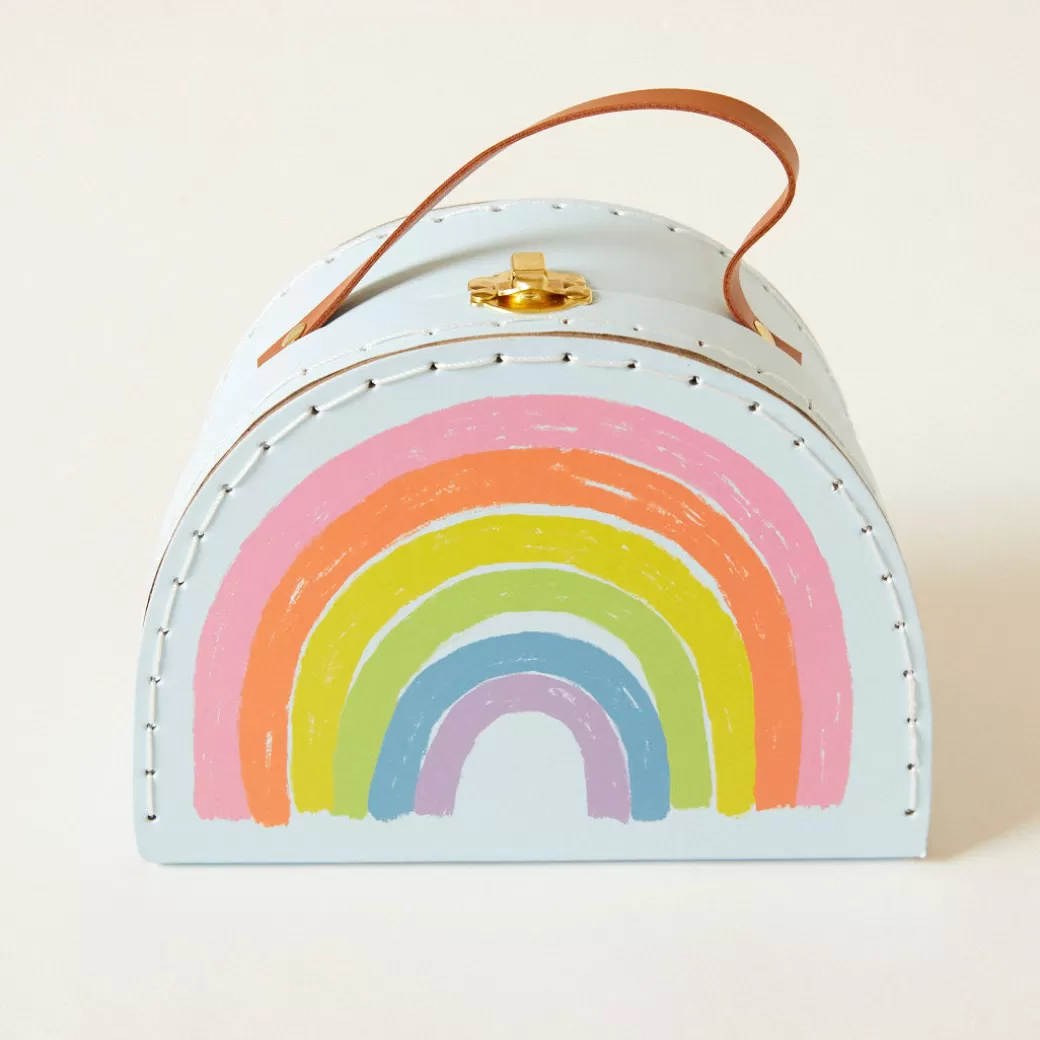 Sarah's Silks Suitcases*Large Rainbow Suitcase