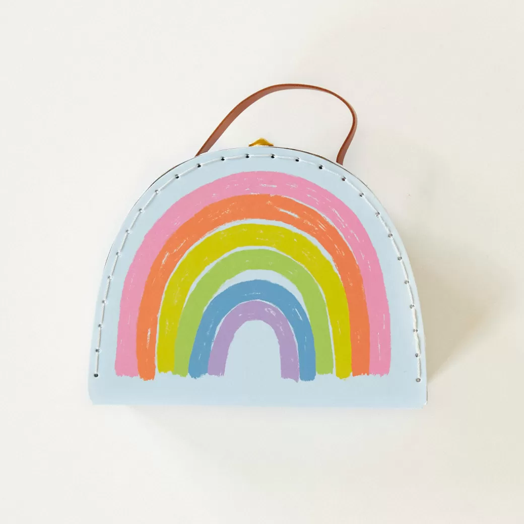 Sarah's Silks Suitcases*Large Rainbow Suitcase