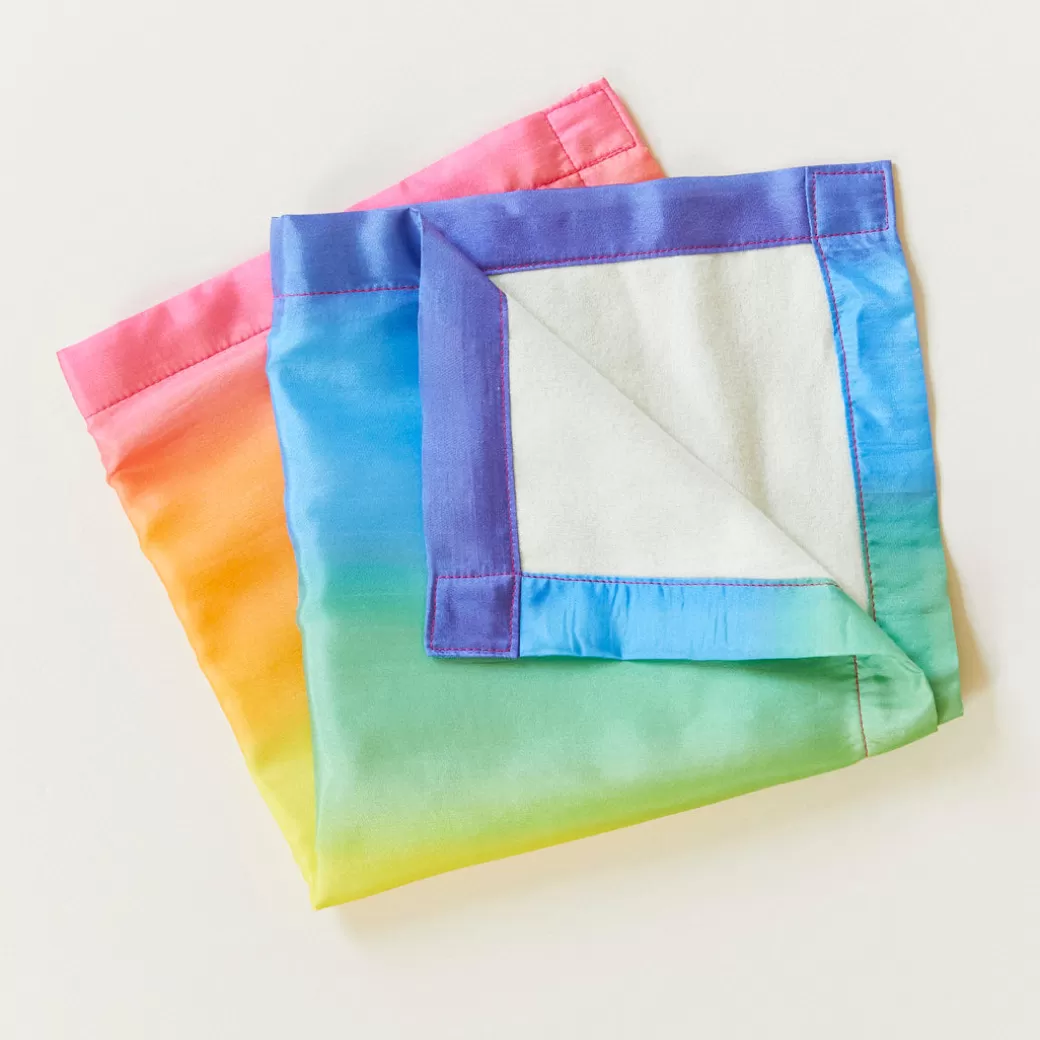 Sarah's Silks Baby Loveys | Silk Baby Blankets*Rainbow Lovey