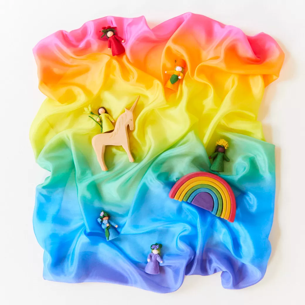 Sarah's Silks Enchanted Playsilks | Rainbow Unicorn Party*Rainbow Playsilk