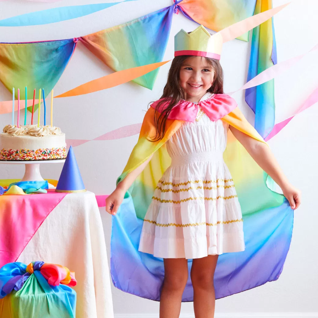 Sarah's Silks Capes | Rainbow Party*Rainbow Silk Cape