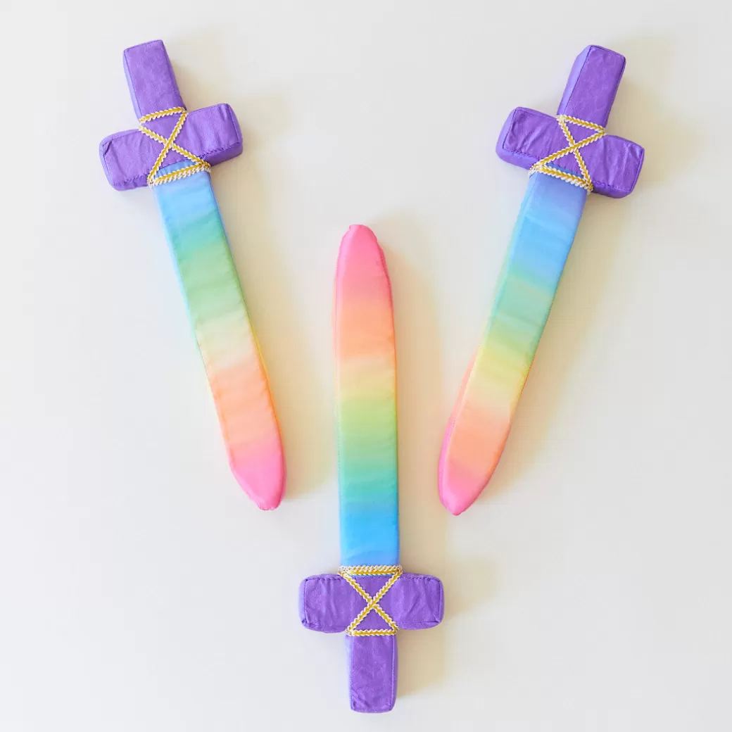 Sarah's Silks Soft Swords & Shields | Rainbow Party*Rainbow Soft Sword