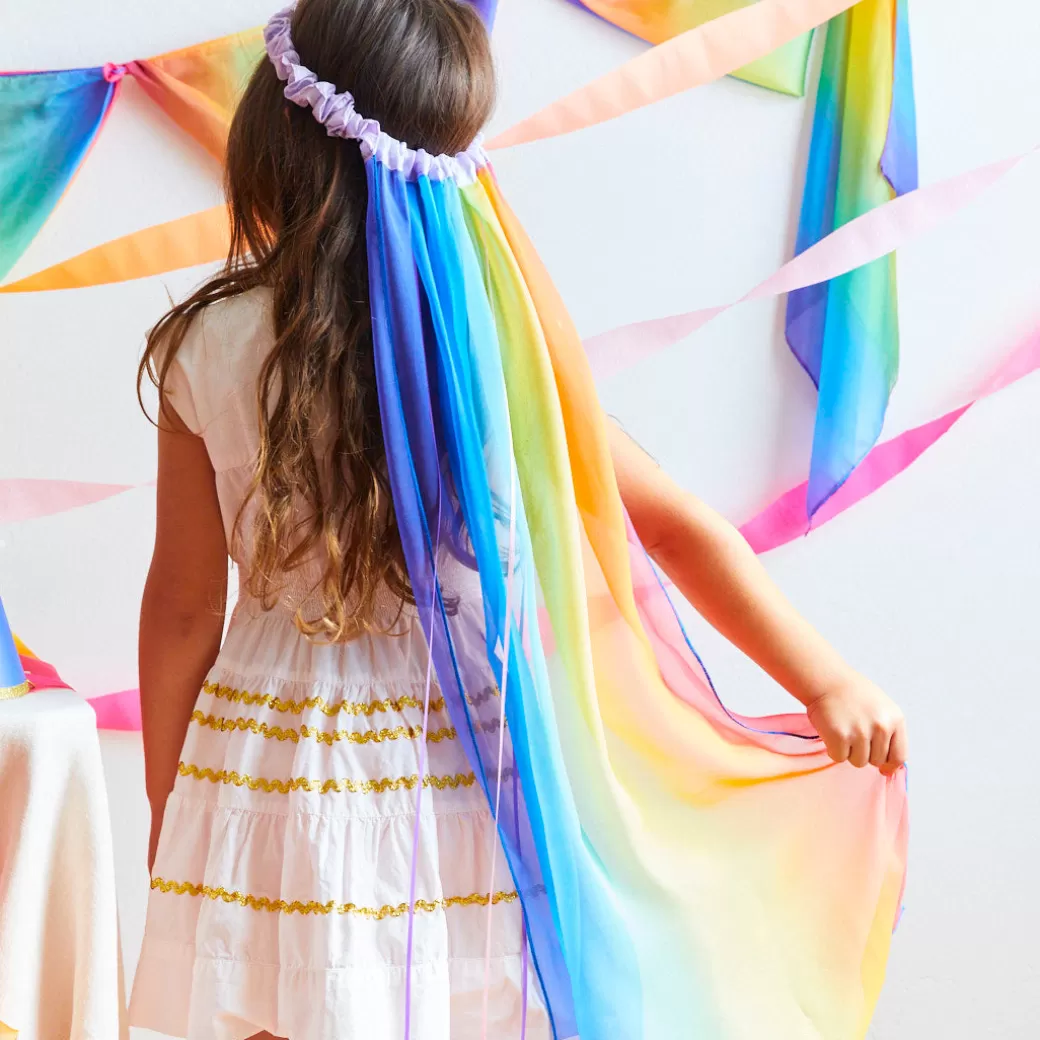 Sarah's Silks Rainbow Party*Rainbow Veil