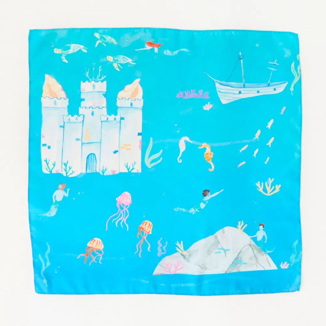 Sarah's Silks Mini Playsilks | Mermaid Party*Under The Sea Playmap